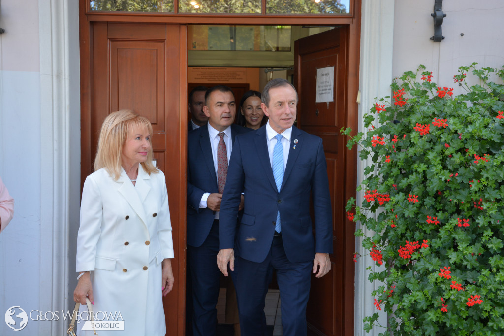 Marszałek Senatu Tomasz Grodzki w Węgrowie