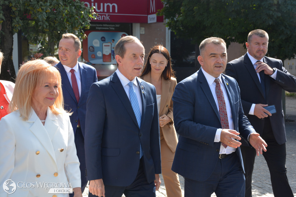 Marszałek Senatu Tomasz Grodzki w Węgrowie