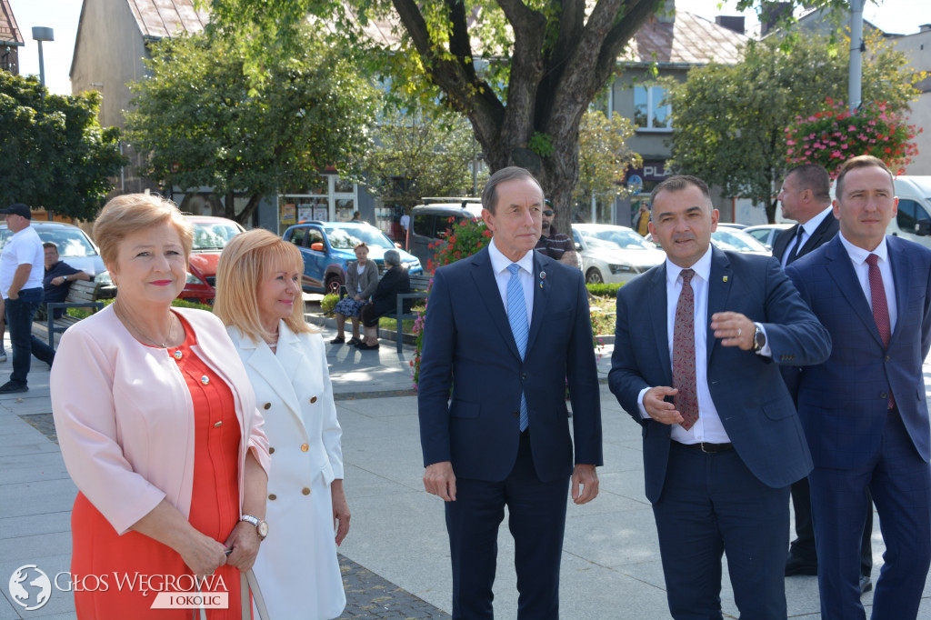 Marszałek Senatu Tomasz Grodzki w Węgrowie