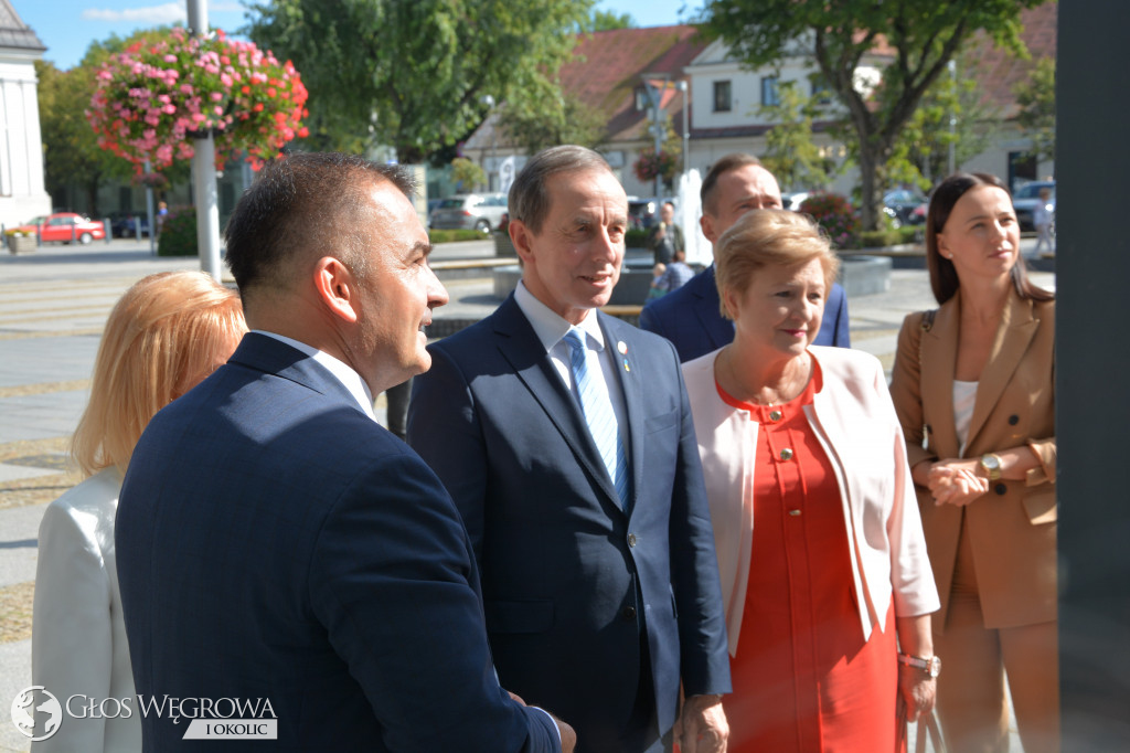 Marszałek Senatu Tomasz Grodzki w Węgrowie