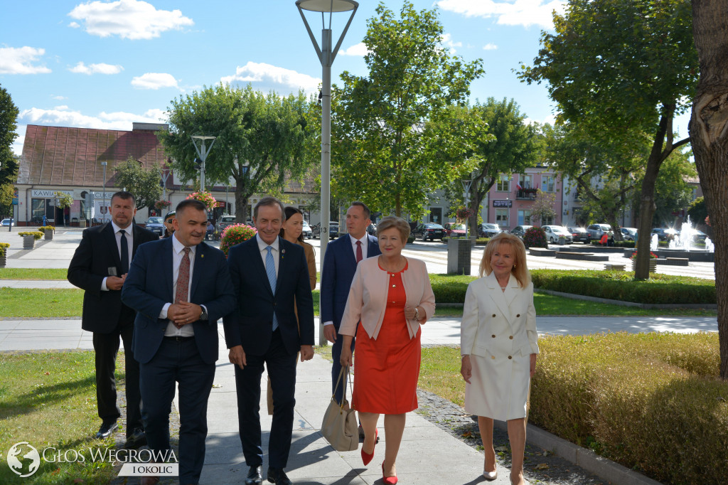 Marszałek Senatu Tomasz Grodzki w Węgrowie