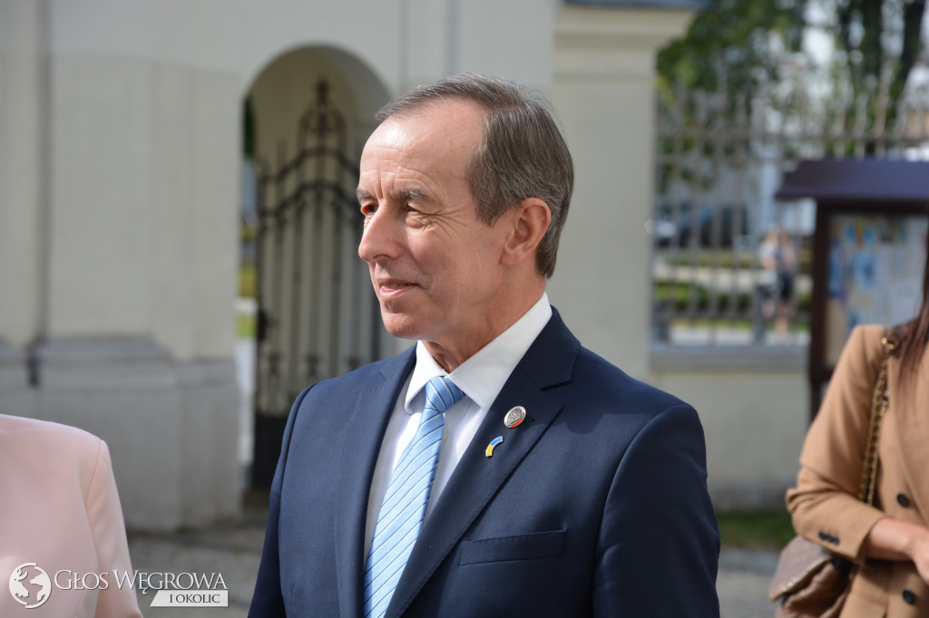 Marszałek Senatu Tomasz Grodzki w Węgrowie