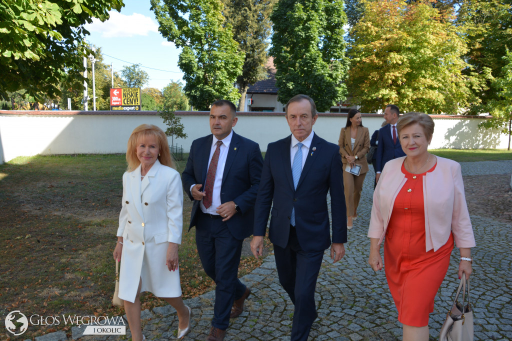 Marszałek Senatu Tomasz Grodzki w Węgrowie