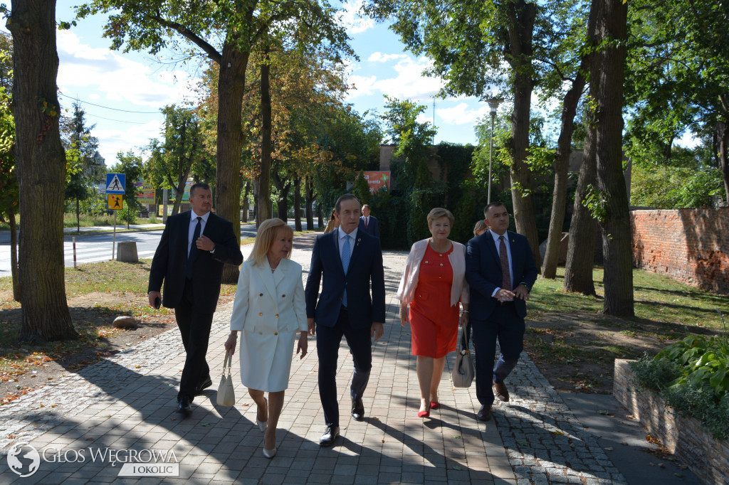 Marszałek Senatu Tomasz Grodzki w Węgrowie