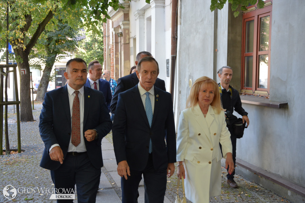 Marszałek Senatu Tomasz Grodzki w Węgrowie