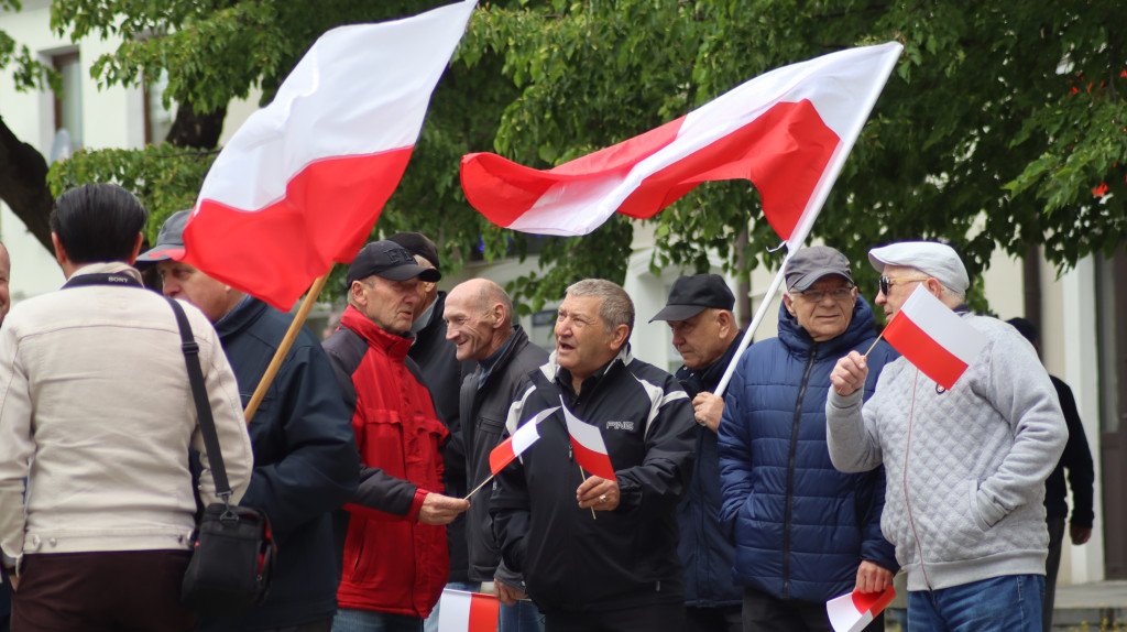 Karol Nawrocki w Węgrowie