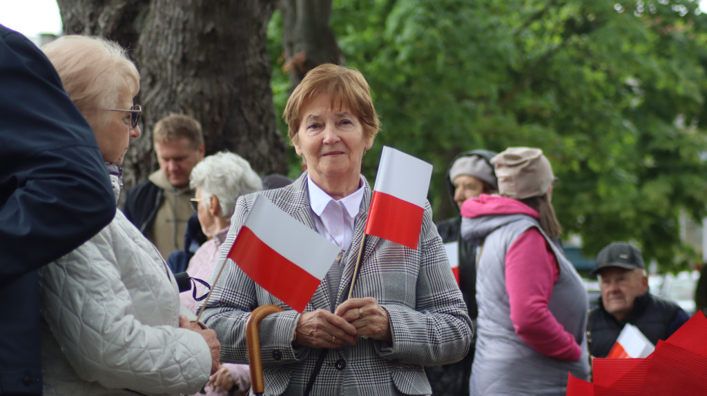 Karol Nawrocki w Węgrowie