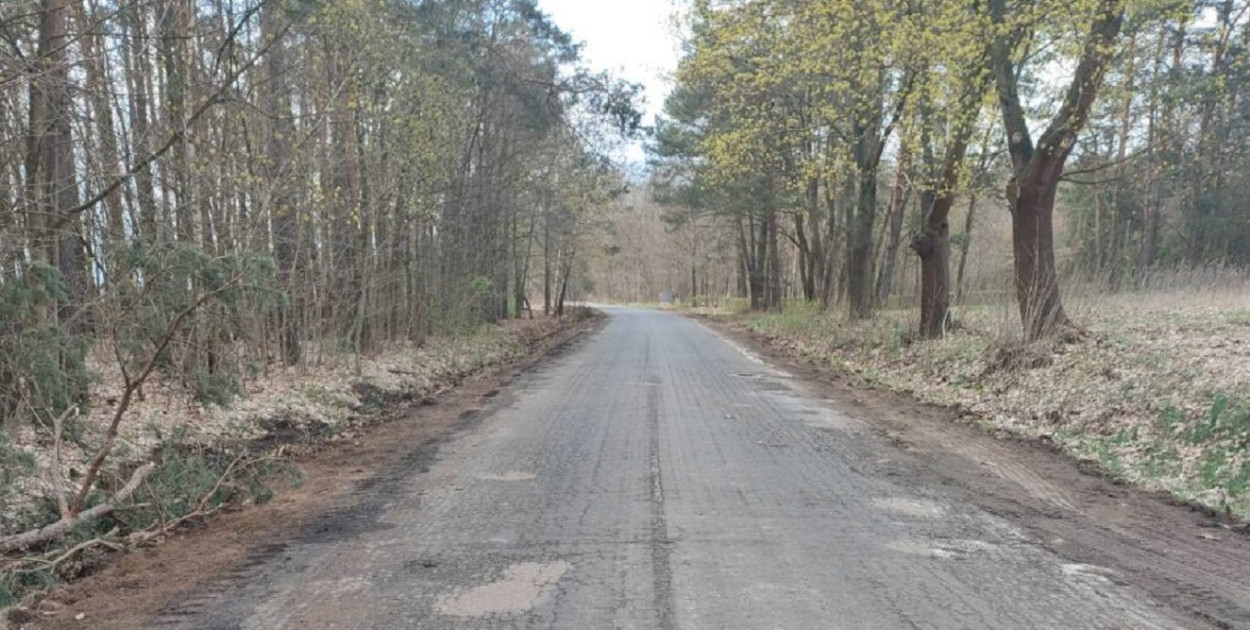 Rusza remont drogi Wierzbno-Walentów  w Wierzbnie, Wólce i Adamowie