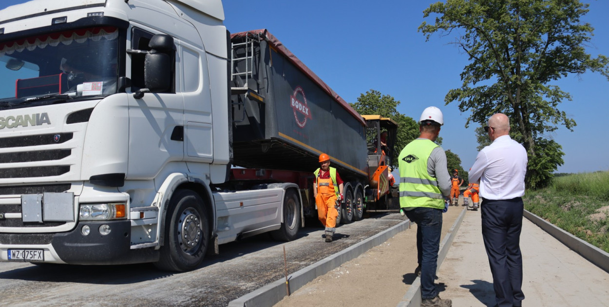 Inwestycja na drodze Węgrów-Ruchna idzie zgodnie z planem