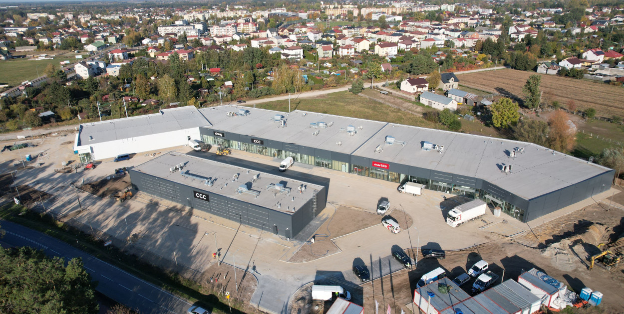 Budowa Centrum Handlowego Smart Park Węgrów na ostatniej prostej