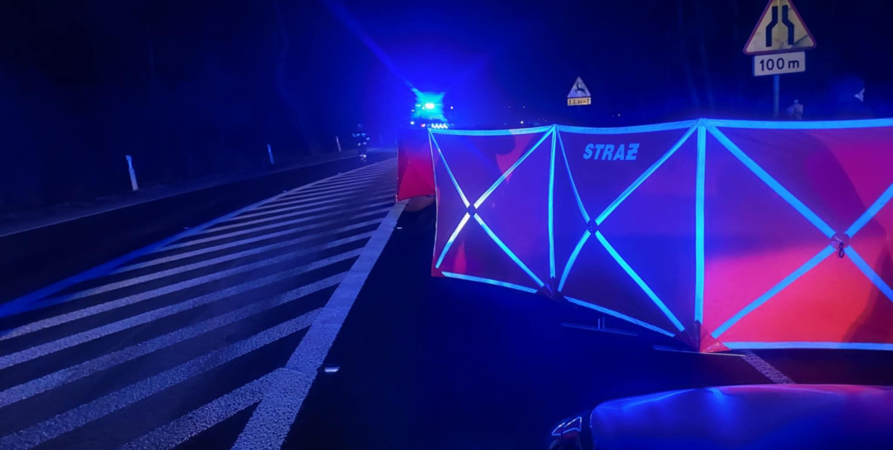 Tragiczny wypadek na trasie Węgrów - Sokołów Podlaski. Zginął pieszy