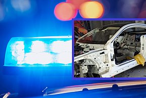 Złodzieje nie zdążyli rozebrać auta. Mercedes odzyskany dzień po kradzieży-12915