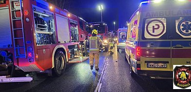 Wypadek autobusu w Kamieńczyku. 10 osób rannych