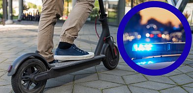 Policyjne kontrole e-hulajnóg i rowerzystów. 13-latek jechał bez kasku