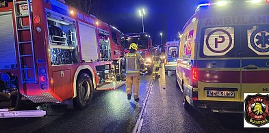 Wypadek autobusu w Kamieńczyku. 10 osób rannych