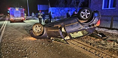 Seria kolizji na drogach powiatu węgrowskiego