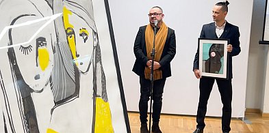 Wernisaż malarstwa Eryka Górskiego w nowo otwartej Galerii Stacja w Łochowie