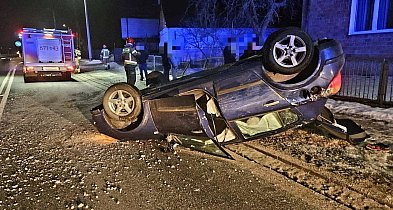 Seria kolizji na drogach powiatu węgrowskiego