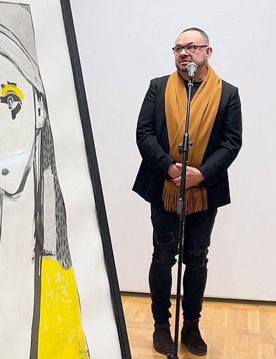 Wernisaż malarstwa Eryka Górskiego w nowo otwartej Galerii Stacja w Łochowie