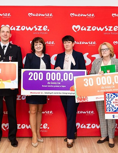 Ponad 1,4 mln zł z budżetu Mazowsza trafi do samorządów z naszego terenu
