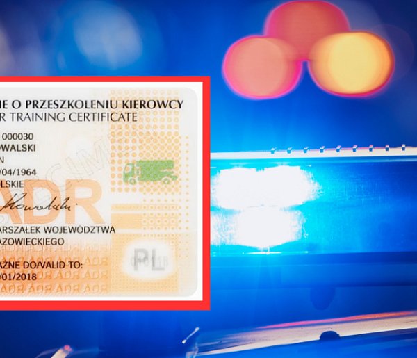 Fałszywe kursy ADR w Węgrowie. Policja ujawnia proceder fałszowania dokumentacji-12315