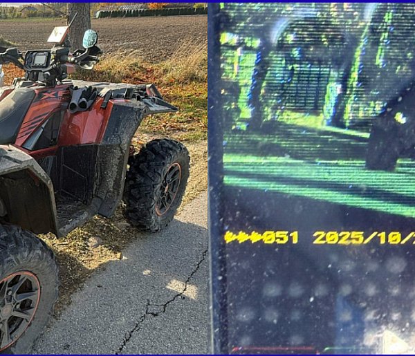 Zbyt szybka jazda quadem zakończyła się mandatem-12455