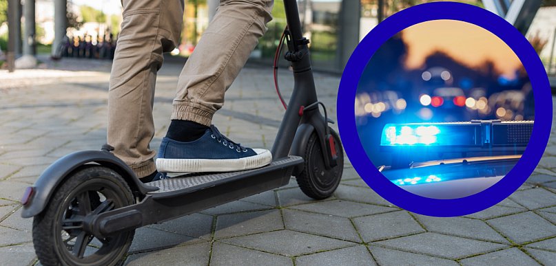 Policyjne kontrole e-hulajnóg i rowerzystów. 13-latek jechał bez kasku