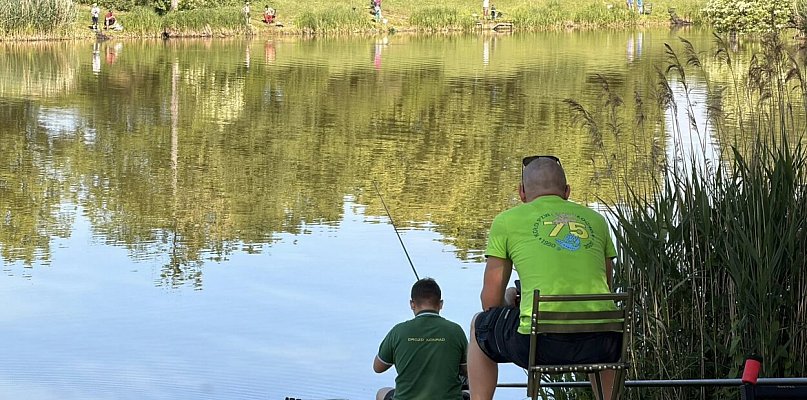 Młodzi wędkarze rywalizowali nad węgrowskim zalewem