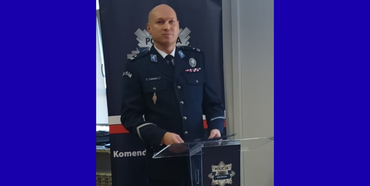 Podinsp. Adam Bujalski nowym Zastępcą Komendanta Policji w Węgrowie