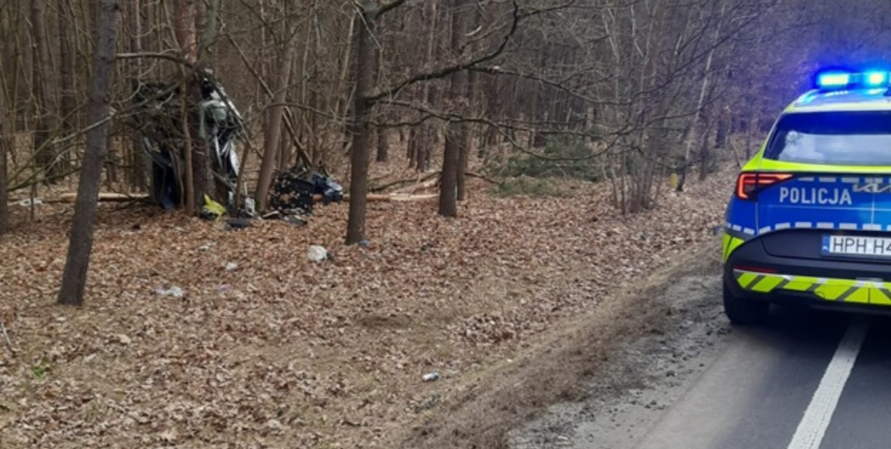 Tragedia na drodze Węgrów-Sokołow Podl. Zginął 19-latek